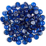 Royal Blue Flat Glass Gems