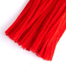 Red Pipe Cleaners - Pipe Cleaners - Basic Craft Supplies - Craft Supplies -  Factory Direct Craft