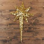 Gold Sequin Star Wall Hanger