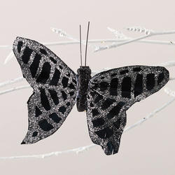 Black Webbed Artificial Butterfly
