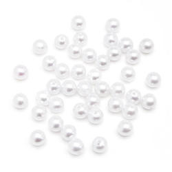 White Faux Pearl Beads