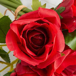 Red Artificial Rose Bundle