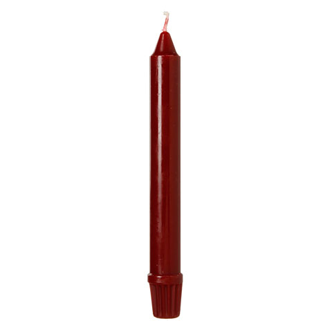 candles taper burgundy larger click