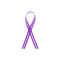 Purple Satin Edge Organza Ribbon