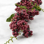 Burgundy Artificial Berry Stem