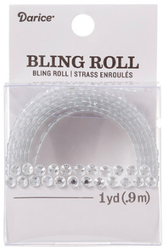 Crystal Double Row Bling Sticker Roll