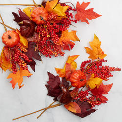 Autumn Harvest Artificial Maple Leaf Sprays