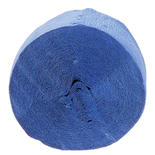 Royal Blue Crepe Paper Streamer