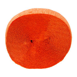 Roll of Orange Crepe Paper Streamers