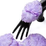 Lavender Feather Corsage Wristlets
