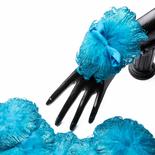 Teal Blue Feather Corsage Wristlets