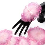 Pink Feather Corsage Wristlets