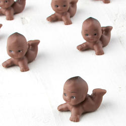 African American Soft Vinyl Kewpie Baby Dolls