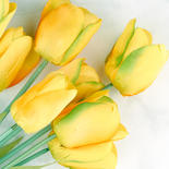 Yellow Artificial Tulip Bush