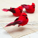 Feathered Artificial Cardinals