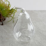 Glass Pear Terrarium Ornament