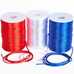 Red, White and Blue Satin Rattail Cord