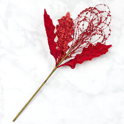 Red Artificial Berry and Leaf Loop Spray