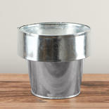 Galvanized Planter Pot with Liner