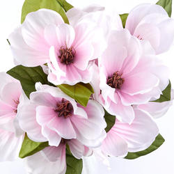 Pink Magnolia Silk Flower Bush