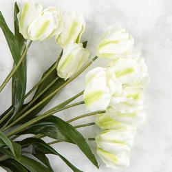 Cream Artificial Tulip Bush