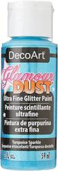 DecoArt Glamour Dust Turquoise Sparkle Glitter Paint