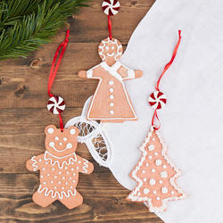 Holiday Gingerbread Ornaments