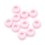 Pink Opaque Pony Beads