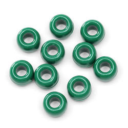 Green Opaque Pony Beads