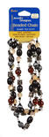 Black and Topaz Assorted Beaded Chain