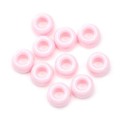Opaque Pink Pony Beads