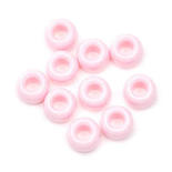 Opaque Pink Pony Beads