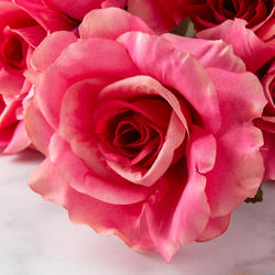 Pink Artificial Rose Bush
