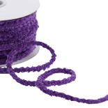Purple Velvet Wired Cording