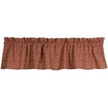 Heritage House Lace Barn Red and Nutmeg Fairfield Valance