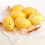 Yellow Speckled Artificial Eggs