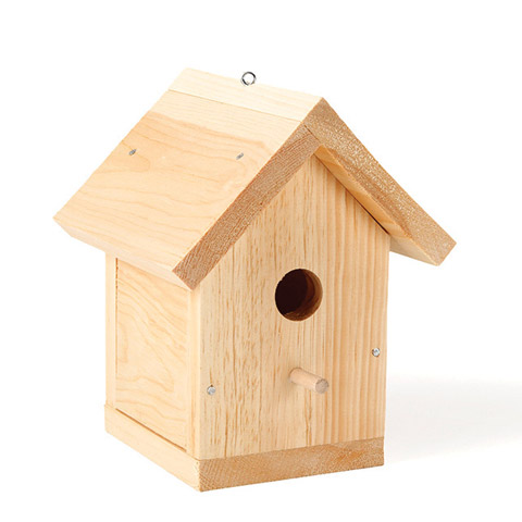 Unfinished Wood Square Birdhouse - Birdhouses and Houses ...