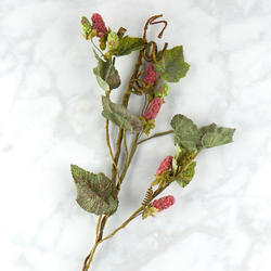 Frosted Artificial Berry Cluster Branch