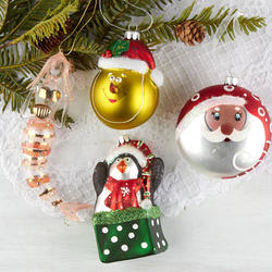Assorted Glass Christmas Ornaments