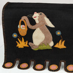 Bunny and a Basket Table Runner