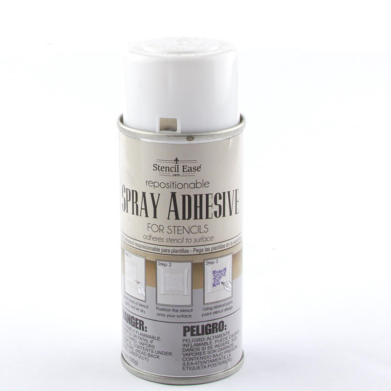 Repositionable Spray Adhesive for Stencils - Glues & Adhesives - Basic