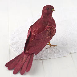 Burgundy Artificial Dove