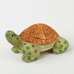 Carved Wood Tortoise