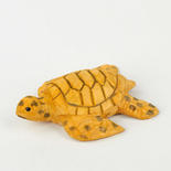 Carved Wood Sand Sea Turtle