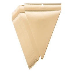 Gold Paper Pennants
