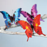 Assorted Watercolor Artificial Butterflies