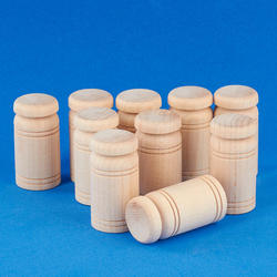 Unfinished Miniature Wood Milk Barrels
