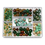 Glass Bead Assortment in Storage Container