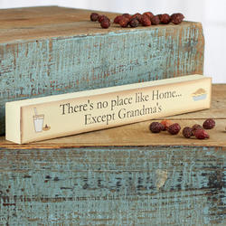 "There's no place like home..." Chunky Block Sign