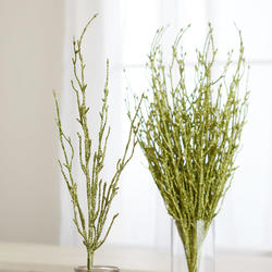 Green Glittered Artificial Twig Branches